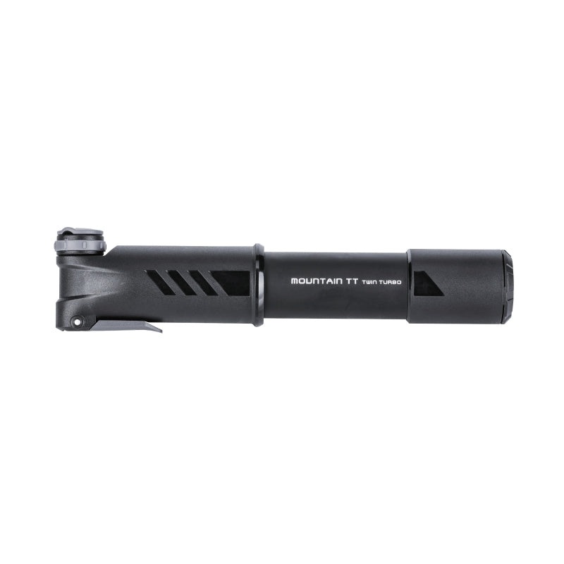 Topeak Mountain TT Twin Turbo Mini Pump – 120psi Black