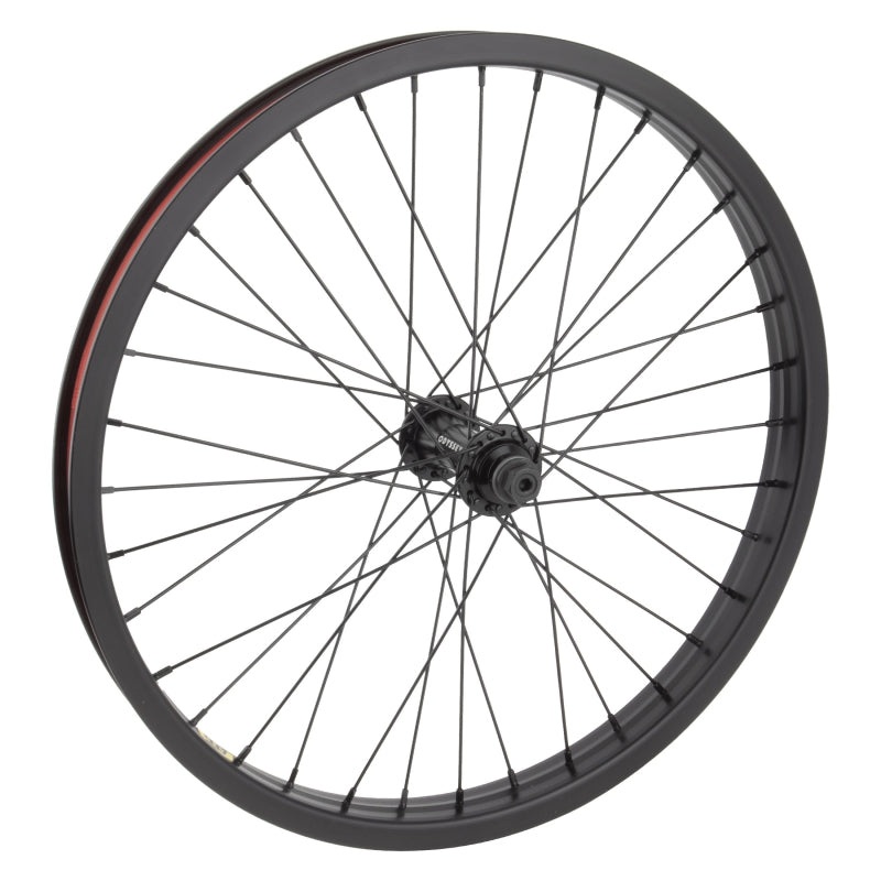 Odyssey Stage-2 Front Wheel – 20″ 3/8″ x 100mm Rim Brake Black