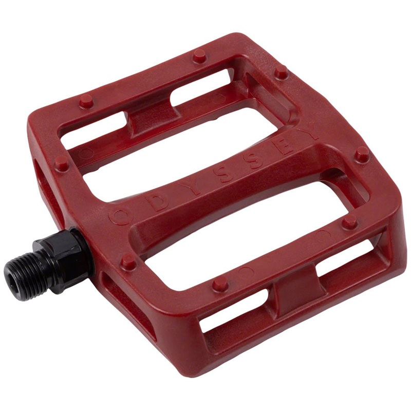 Odyssey Grandstand V2 PC Pedals – Platform Composite/Plastic 9/16″ Maroon