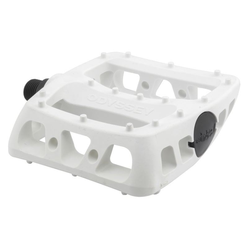 Odyssey Twisted PC Pedals – Platform Composite/Plastic 9/16″ White