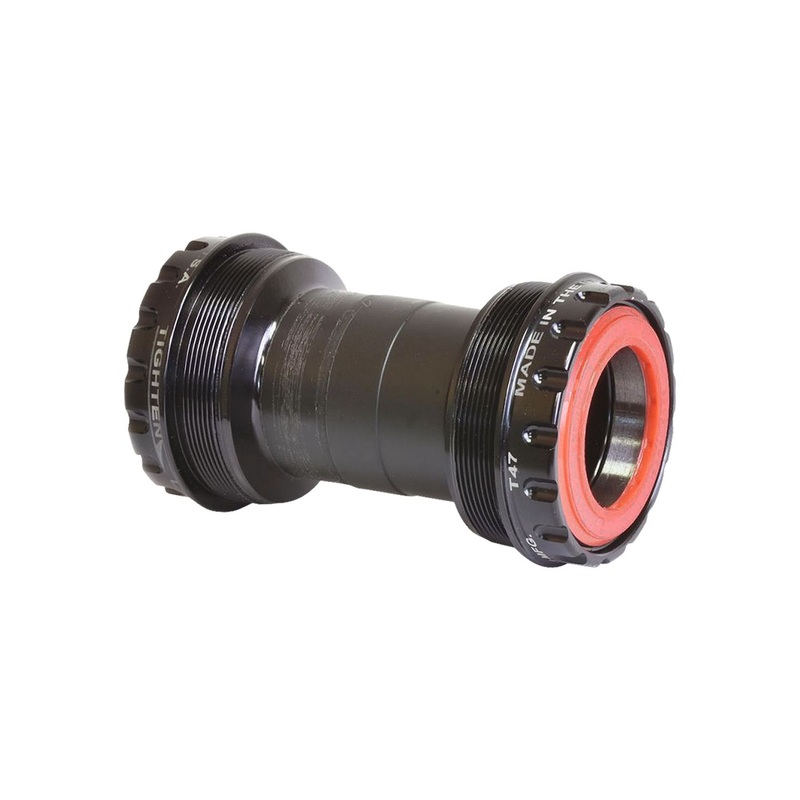 Wheels Manufacturing T47 Outboard Bottom Bracket – DUB Spindle ABEC-3 Bearing BLK