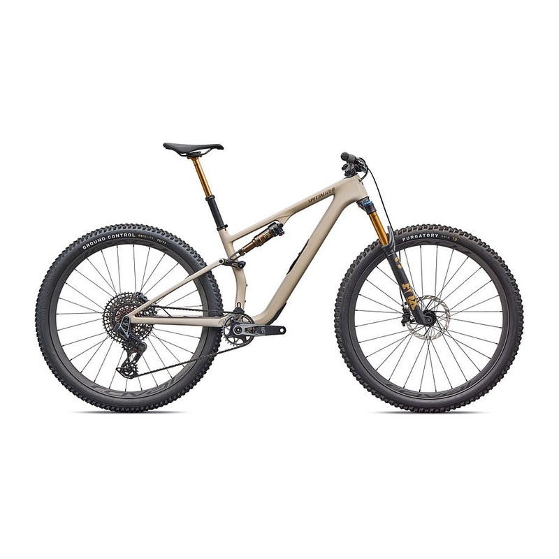 2026 Specialized Epic 8 Pro Evo Bike Satin Sandstone Metallic / Burnt Gold Xl