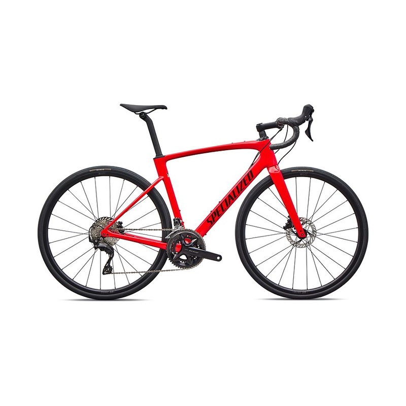 2026 Specialized Roubaix Sport Bike Gloss Vivid Red/Obsidian 61
