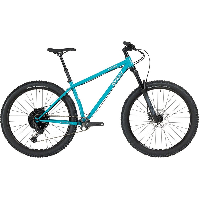 Surly Karate Monkey Front Suspension Bike – 27.5″ Steel Lost at Sea Blue X-Small