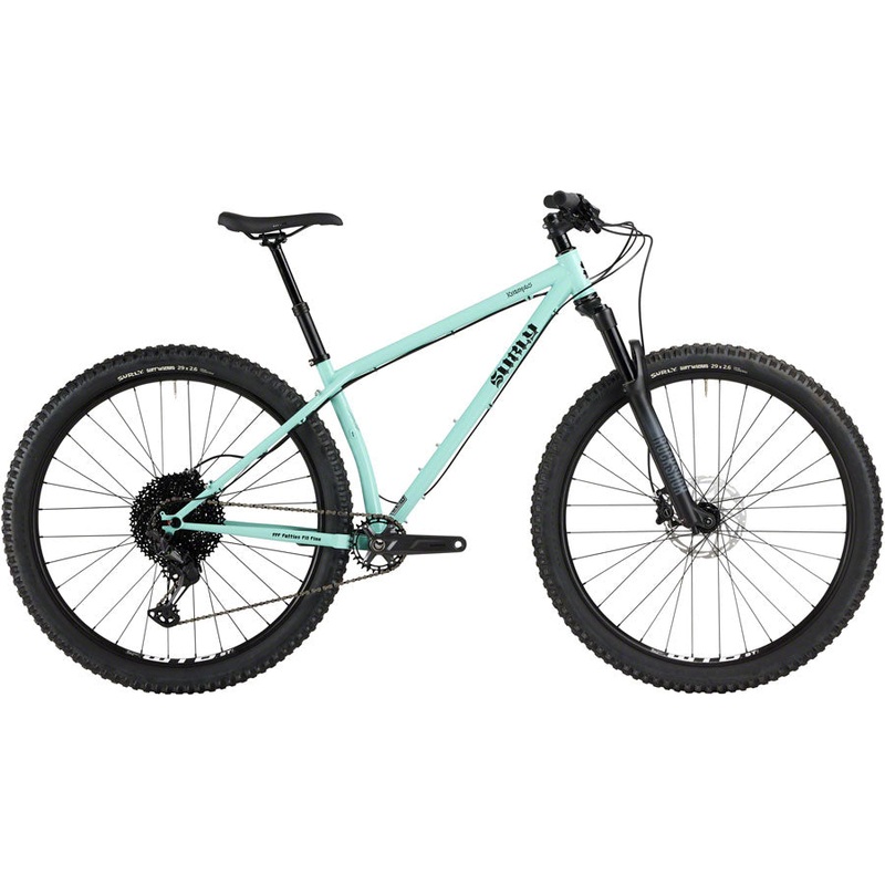 Surly Krampus Front Suspension Bike – 29″ Steel Blue Oyster Coat Small