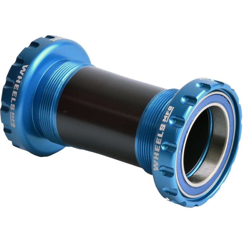 Wheels Manufacturing BSA Bottom Bracket – DUB Spindle ABEC 3 Teal
