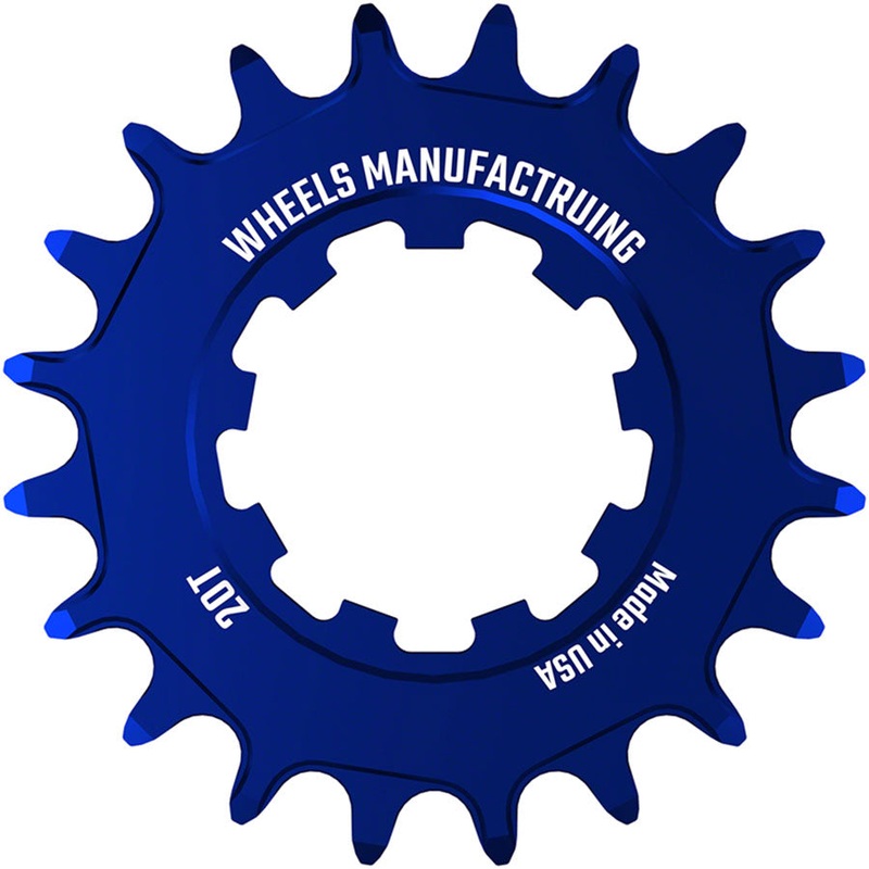 Wheels Manufacturing SOLO-SPEED Cog – 20t Fits SOLO-SPLINE SOLO-XD kits Blue