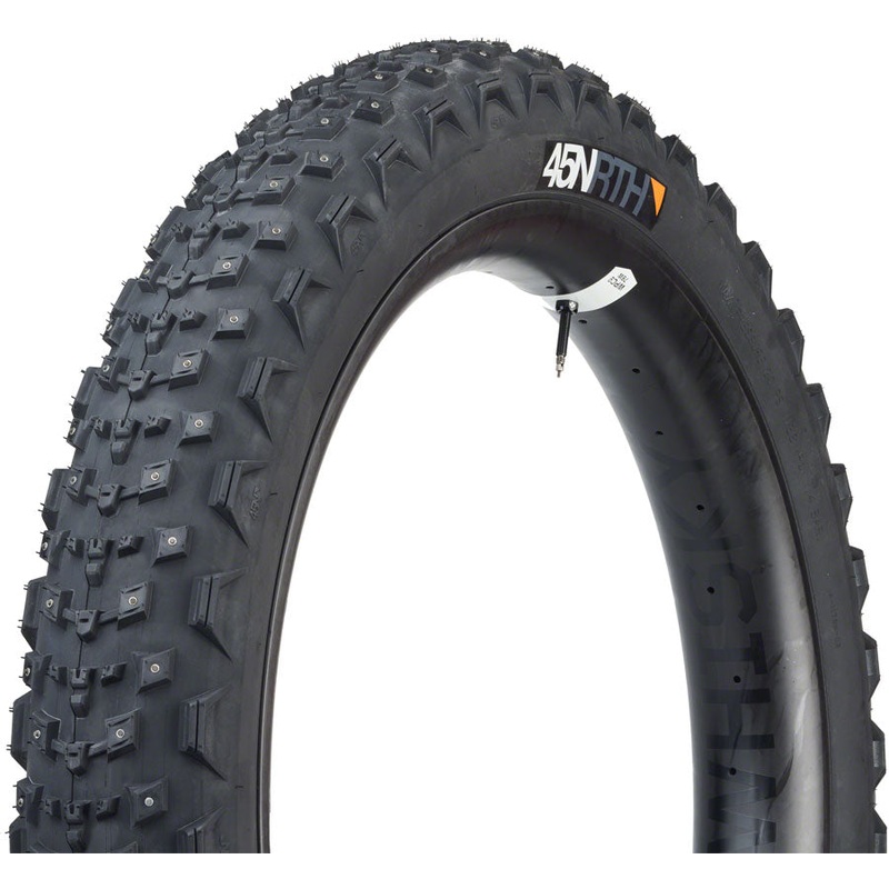 45NRTH Dillinger 4 Tire – 27.5 x 4.0 Tubeless Folding BLK 60 TPI 168 Carbide Steel Studs