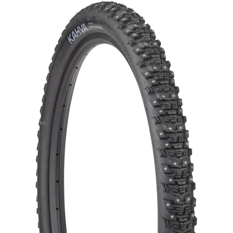 45NRTH Kahva Tire – 27.5 x 2.1 Tubeless Folding BLK 60 TPI 240 Concave Carbide Studs