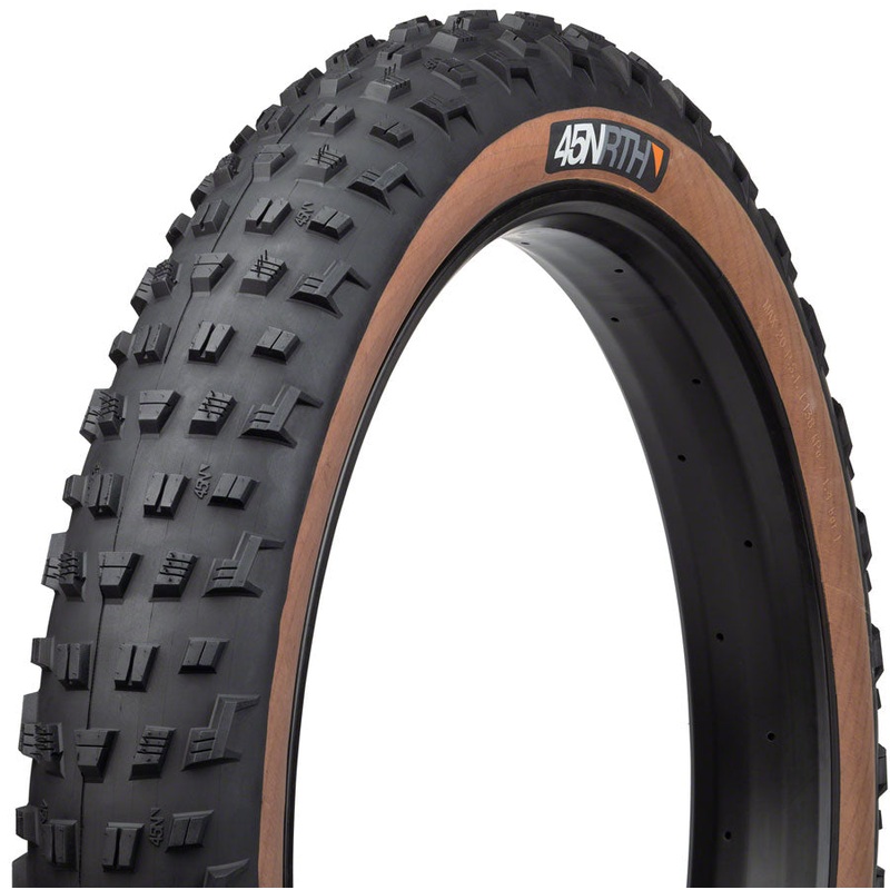 45NRTH Vanhelga Tire – 27.5 x 4 Tubeless Folding Tan 60 TPI
