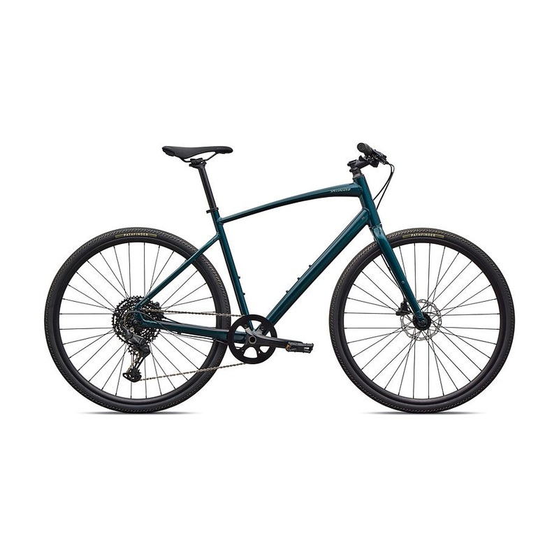 2026 Specialized Sirrus X 3.0 Km Bike Gloss Emerald Metallic / Fjord Metallic Frost Reflective L