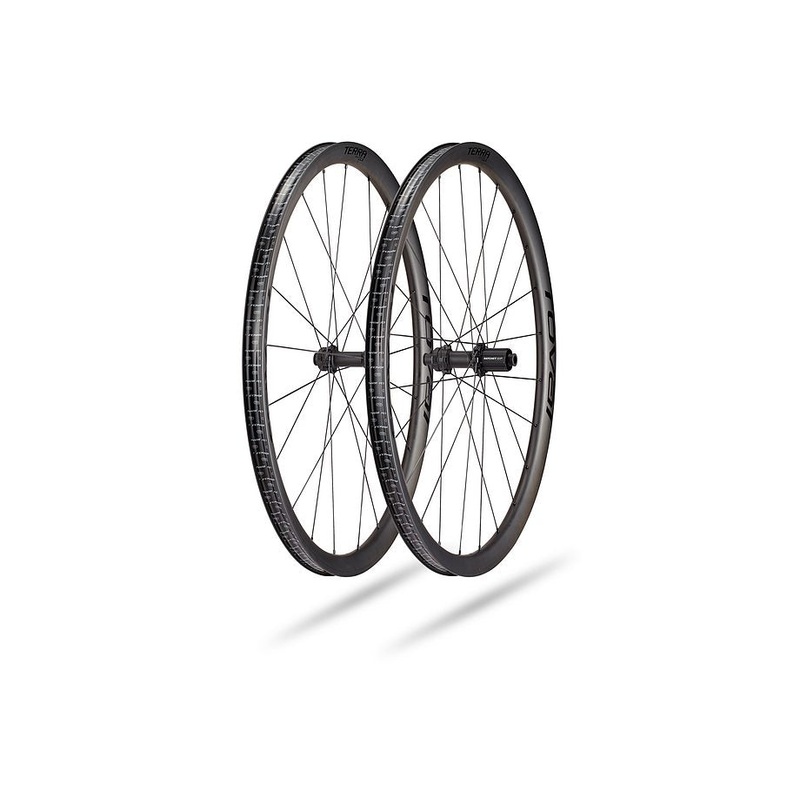 Specialized terra clx ii wheel satin carbon/gloss black 700c rear