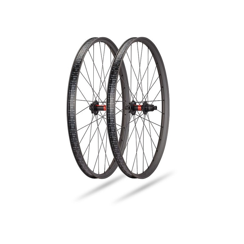 Specialized traverse sl ii 240 wheel satin carbon/gloss black 29 front 28h